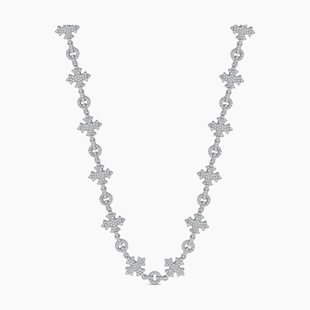 Cross Link Necklace