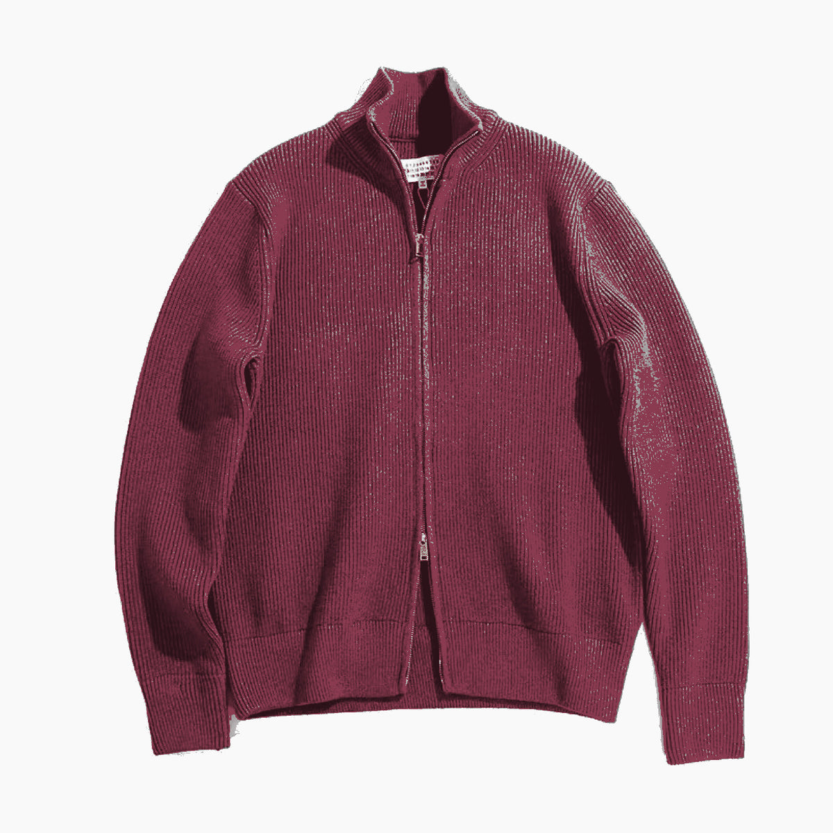 BELNAY Wide Rib Zip Cardigan