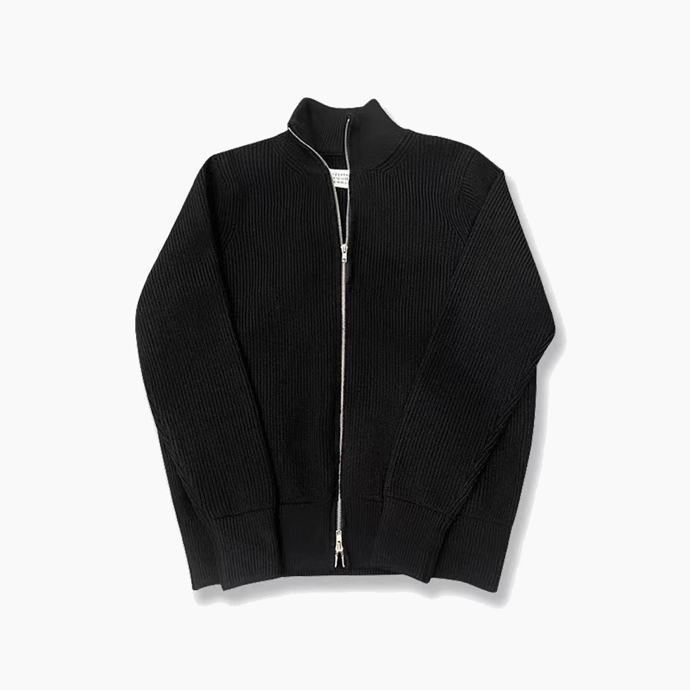 BELNAY Heavyweight Double Zip Cardigan