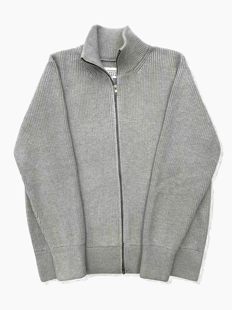 BELNAY Wide Rib Zip Cardigan