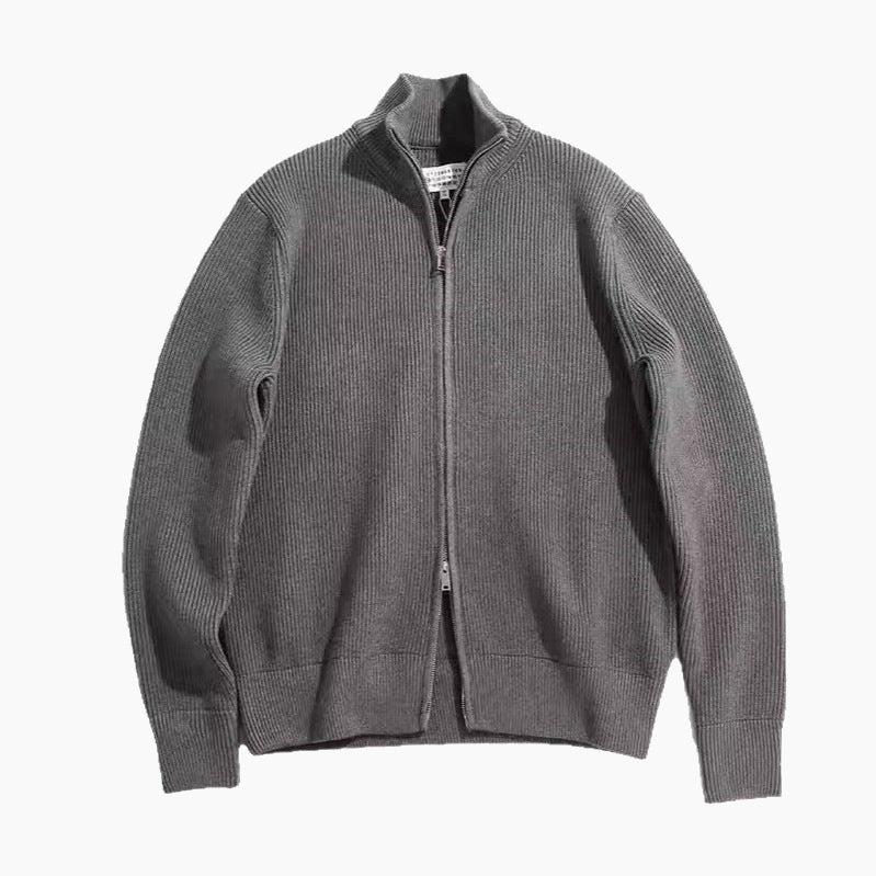 BELNAY Heavyweight Double Zip Cardigan