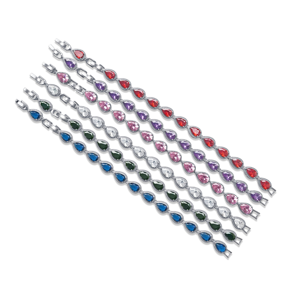 Multi Teardrop Bracelet