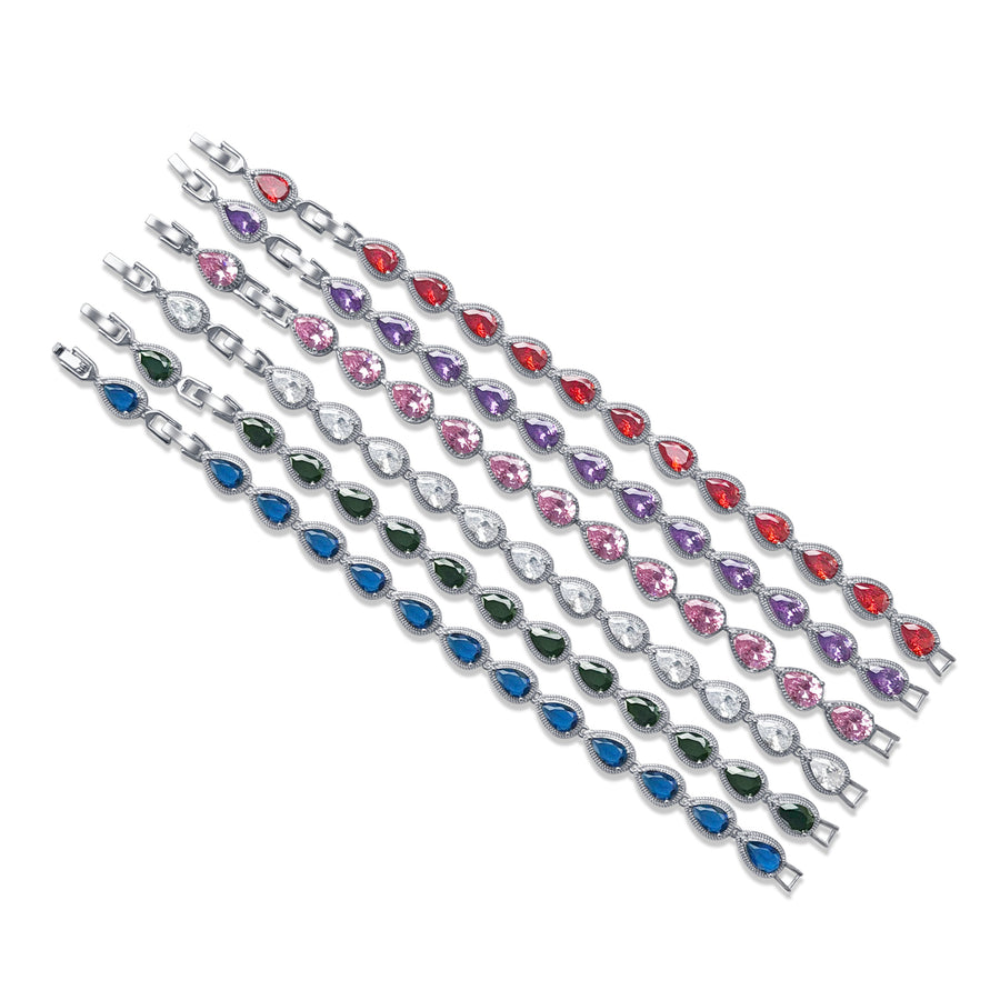 Multi Teardrop Bracelet