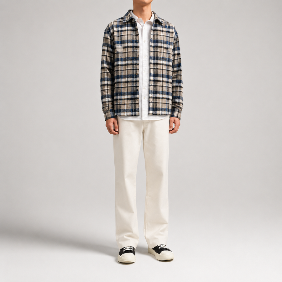 Straight-Leg Trousers