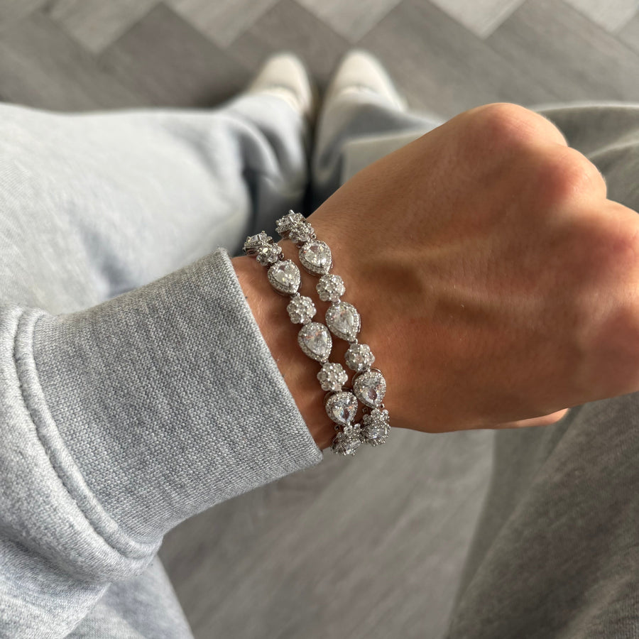 Cubic Teardrop Bracelet