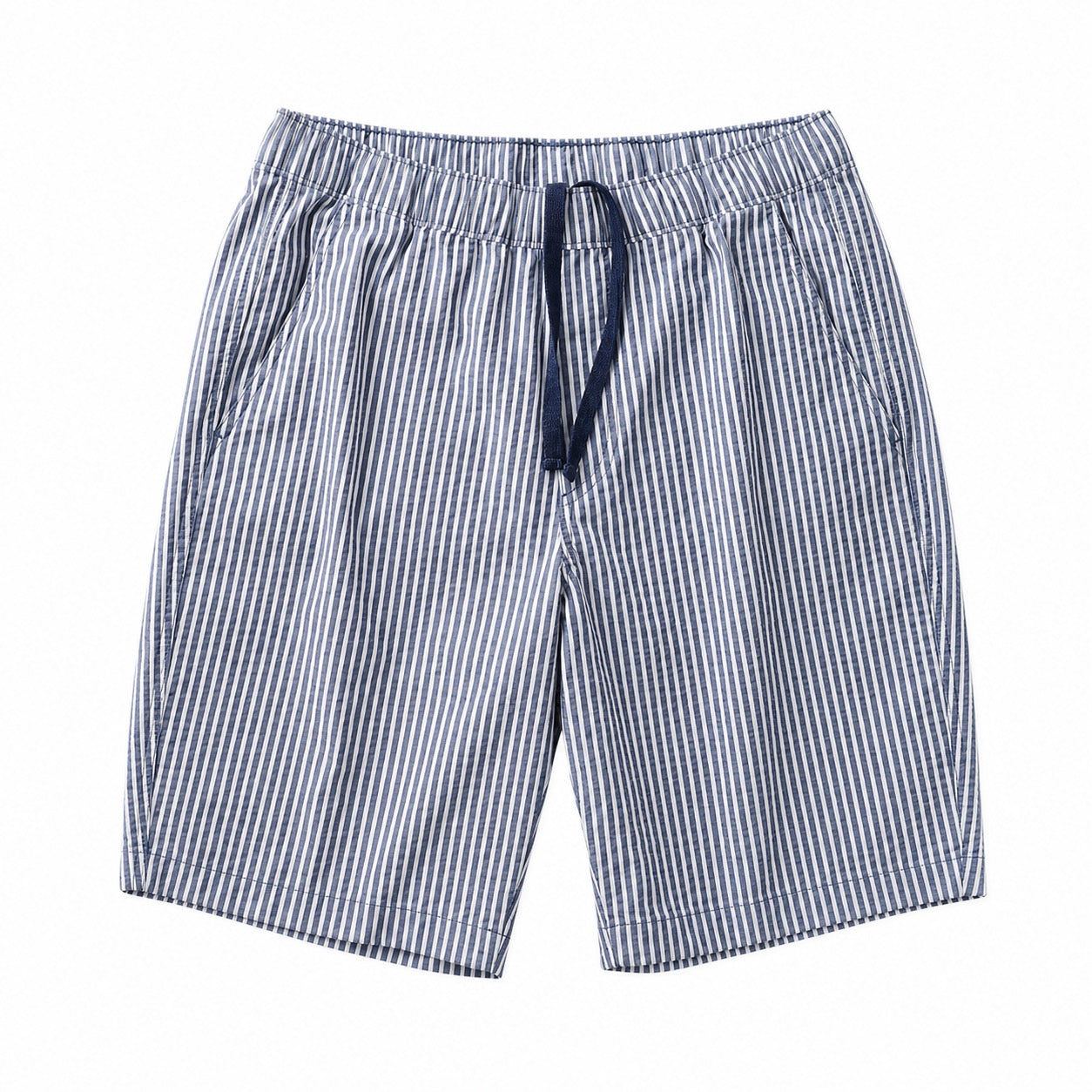Striped Drawstring Shorts