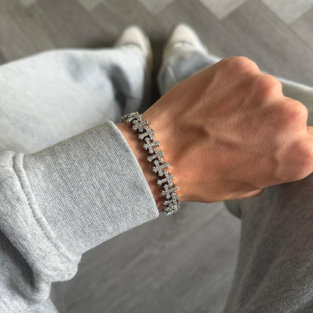 Infinite Cross Bracelet
