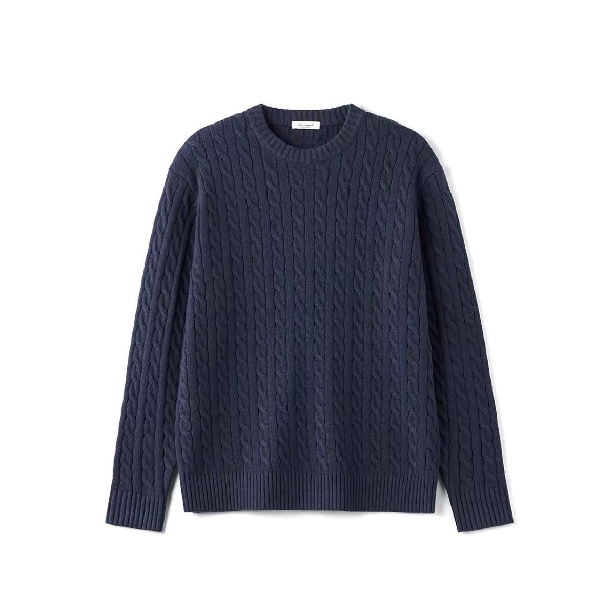 BELNAY Cable Crew Neck Sweater