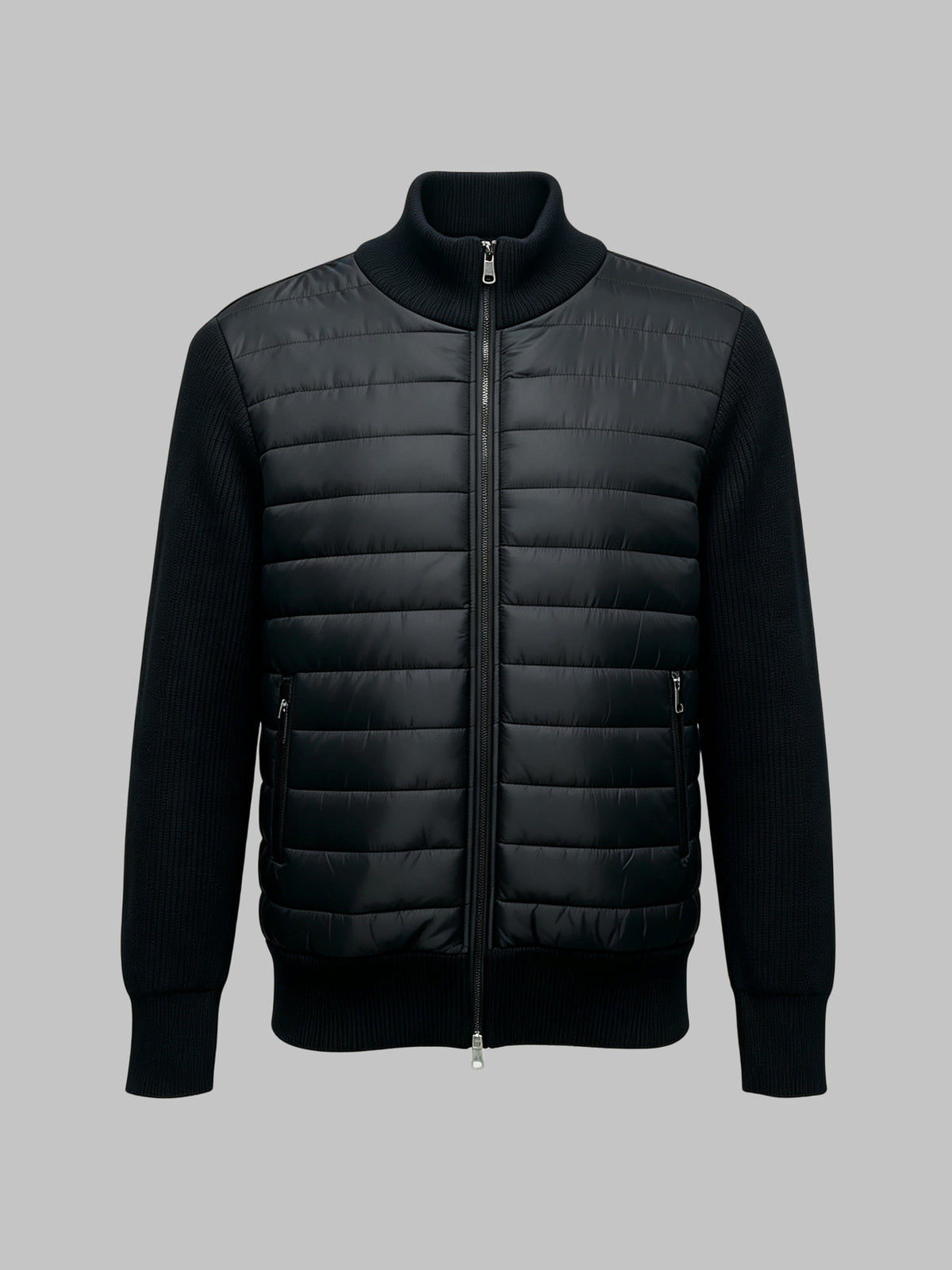 Knit Sleeve Puffer