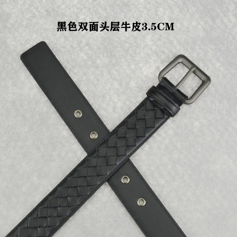 Woven Leather Belt