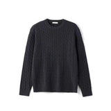 BELNAY Cable Crew Neck Sweater