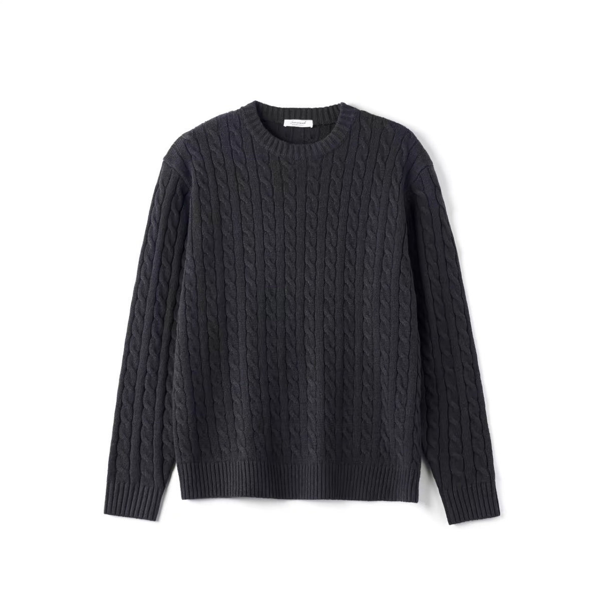 BELNAY Cable Crew Neck Sweater