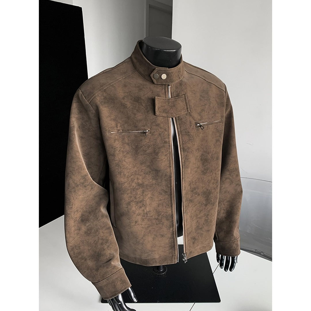 Suede Collar Jacket