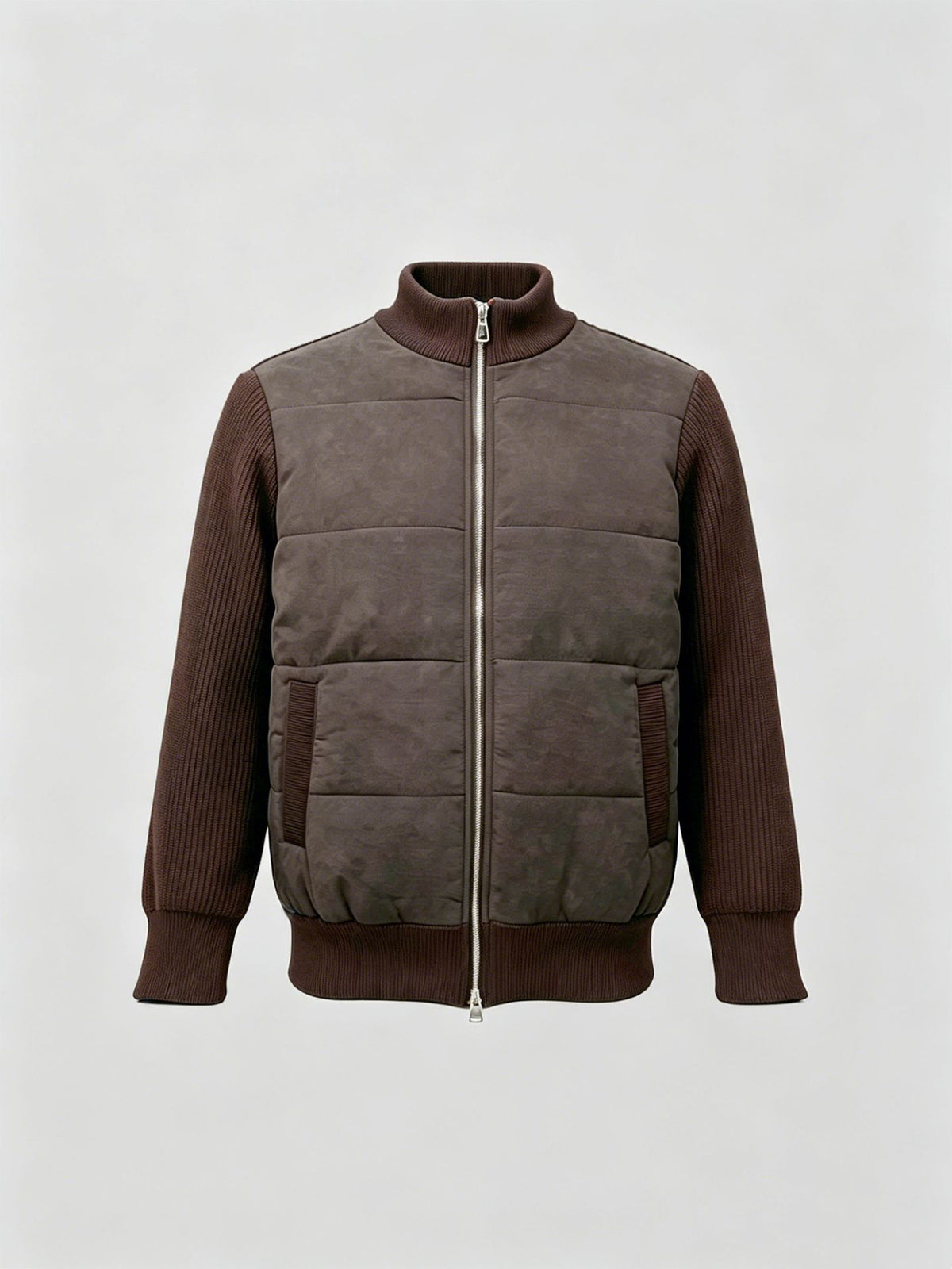 Knit Sleeve Puffer