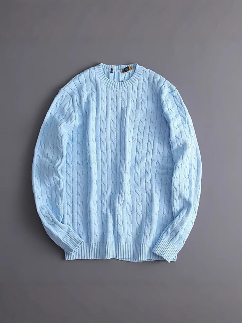 BELNAY Crest Cable Sweater