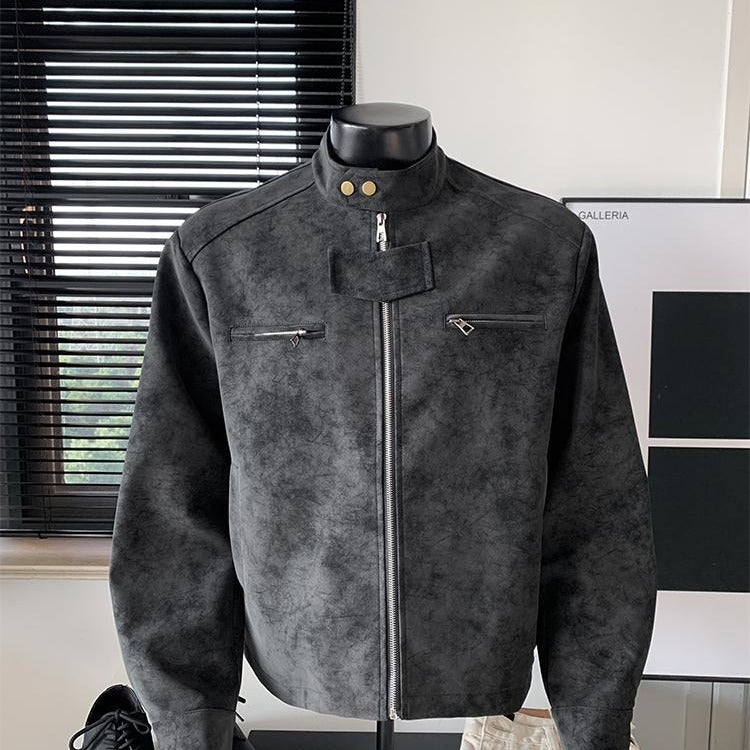 Suede Collar Jacket