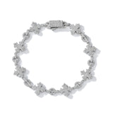 Linked Cross Bracelet