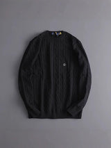 BELNAY Crest Cable Sweater