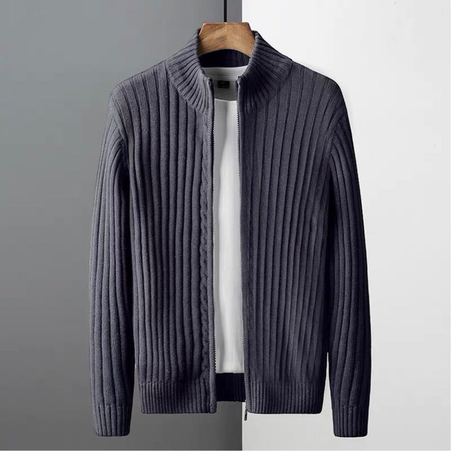 BELNAY Cable Zip Cardigan