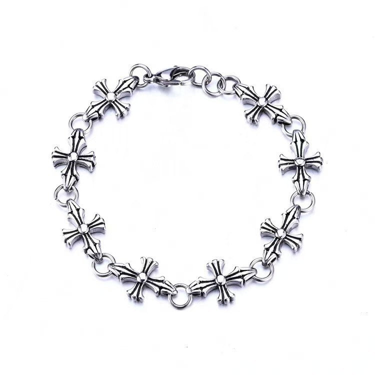 Vintage Cross Bracelet