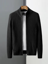 BELNAY Cable Zip Cardigan