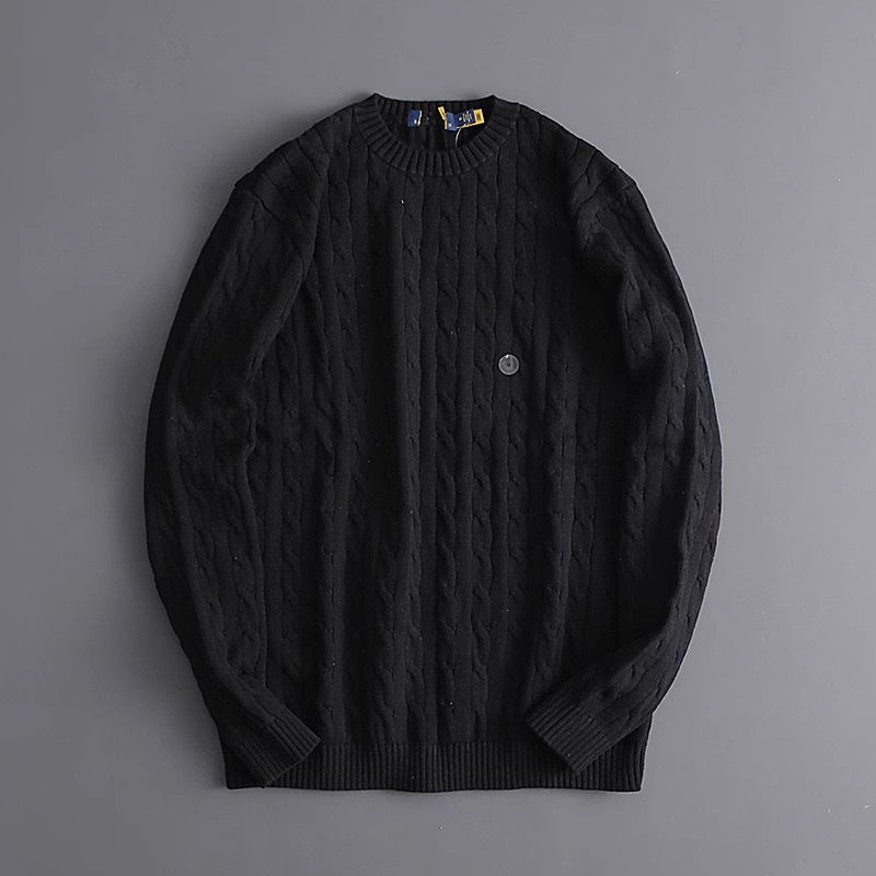 BELNAY Crest Cable Sweater
