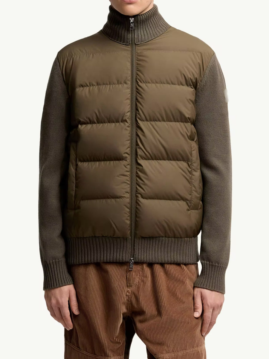 Knit Sleeve Puffer