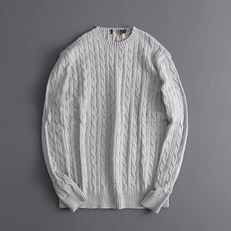 BELNAY Crest Cable Sweater