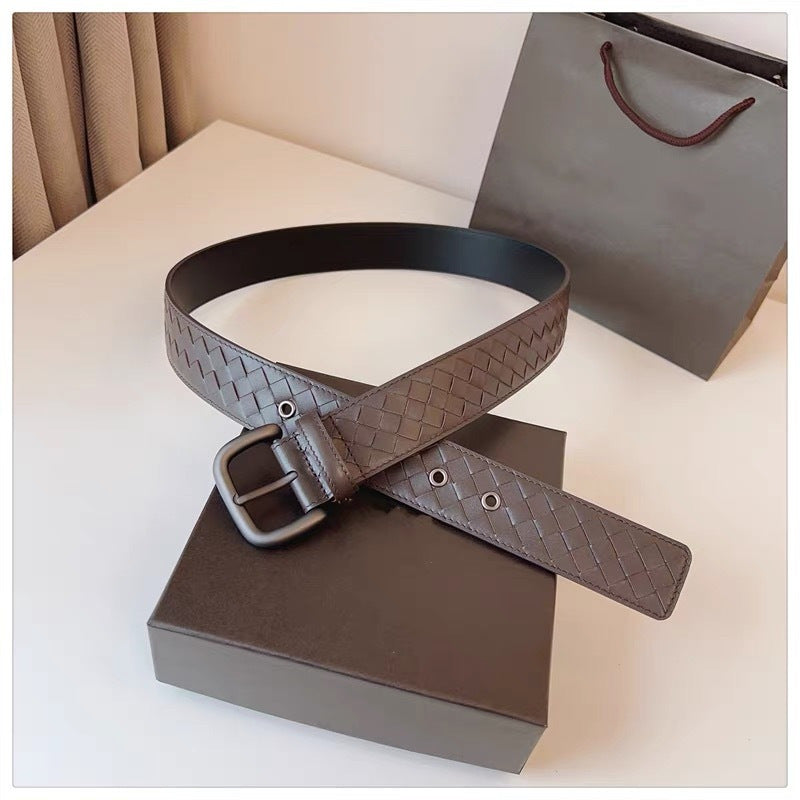 Woven Leather Belt
