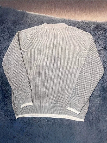 BELNAY Cropped Crew Neck Sweater
