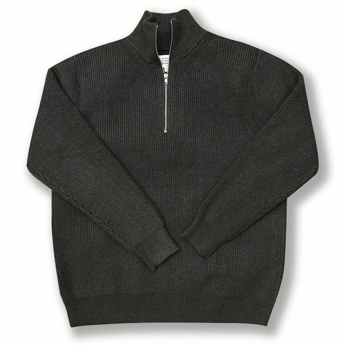 BELNAY High Collar Half-Zip Sweater