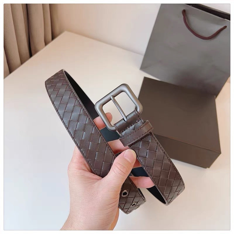 Woven Leather Belt
