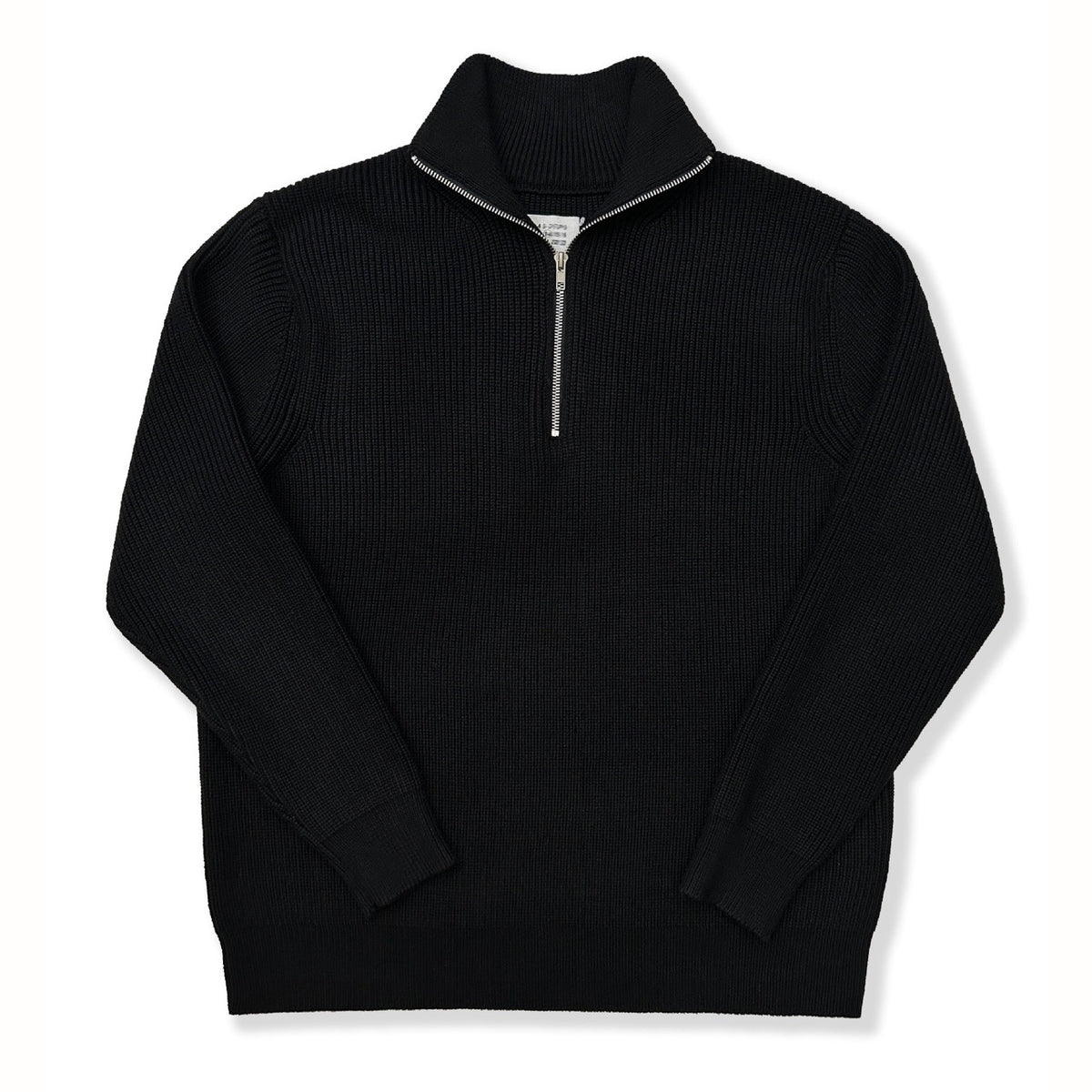 BELNAY High Collar Half-Zip Sweater