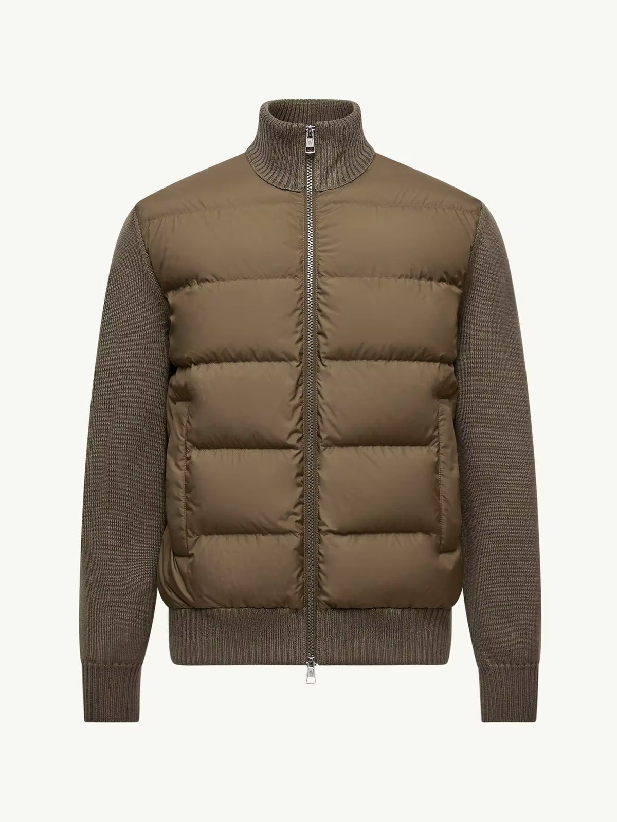 Knit Sleeve Puffer