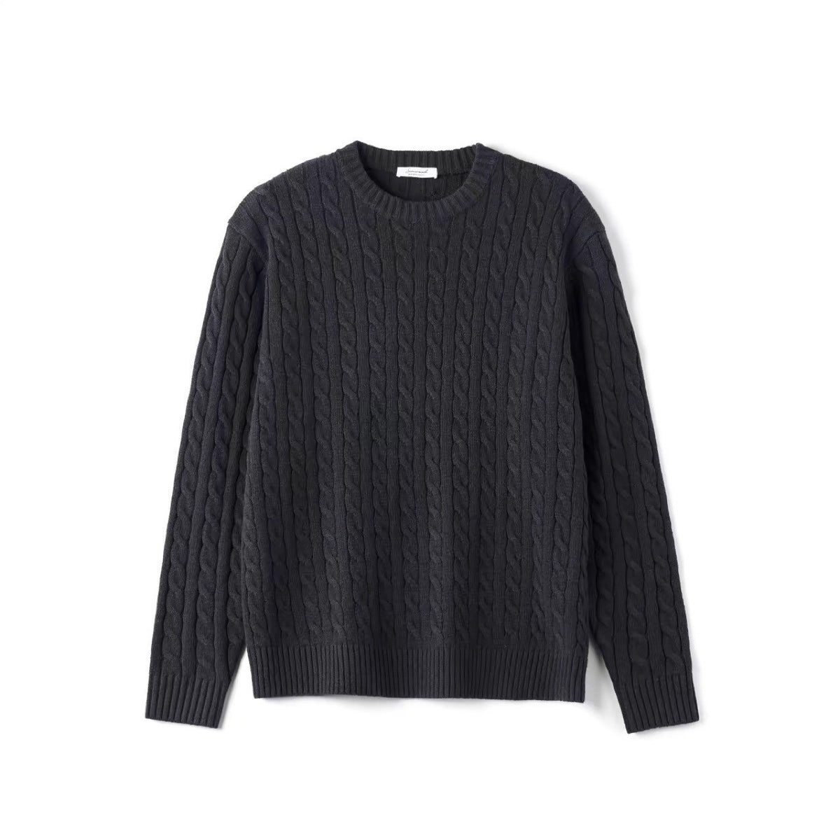 BELNAY Cable Crew Neck Sweater