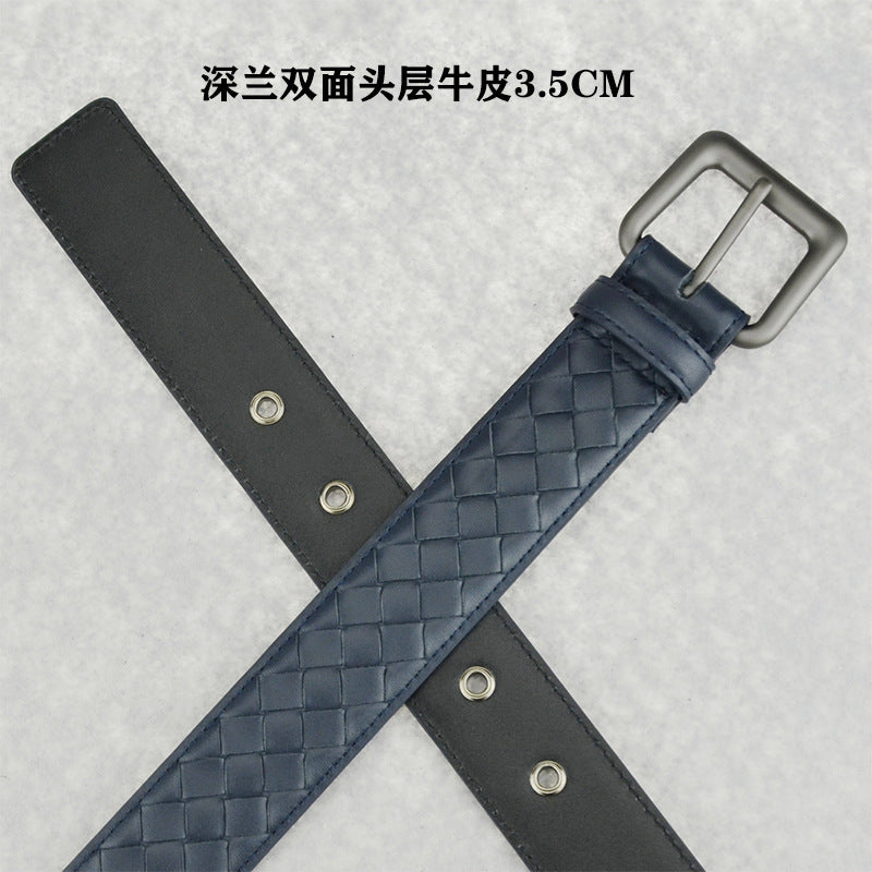 Woven Leather Belt