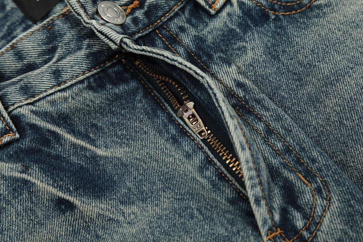 BELNAY Distressed Flare Jean 4