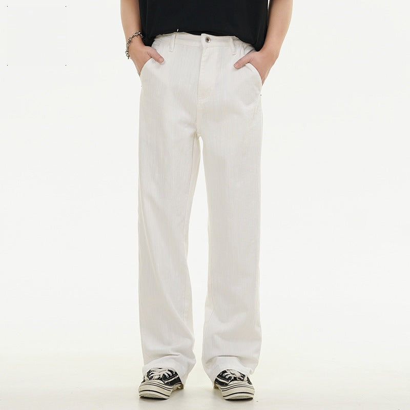 BELNAY Ecru Wide Jean