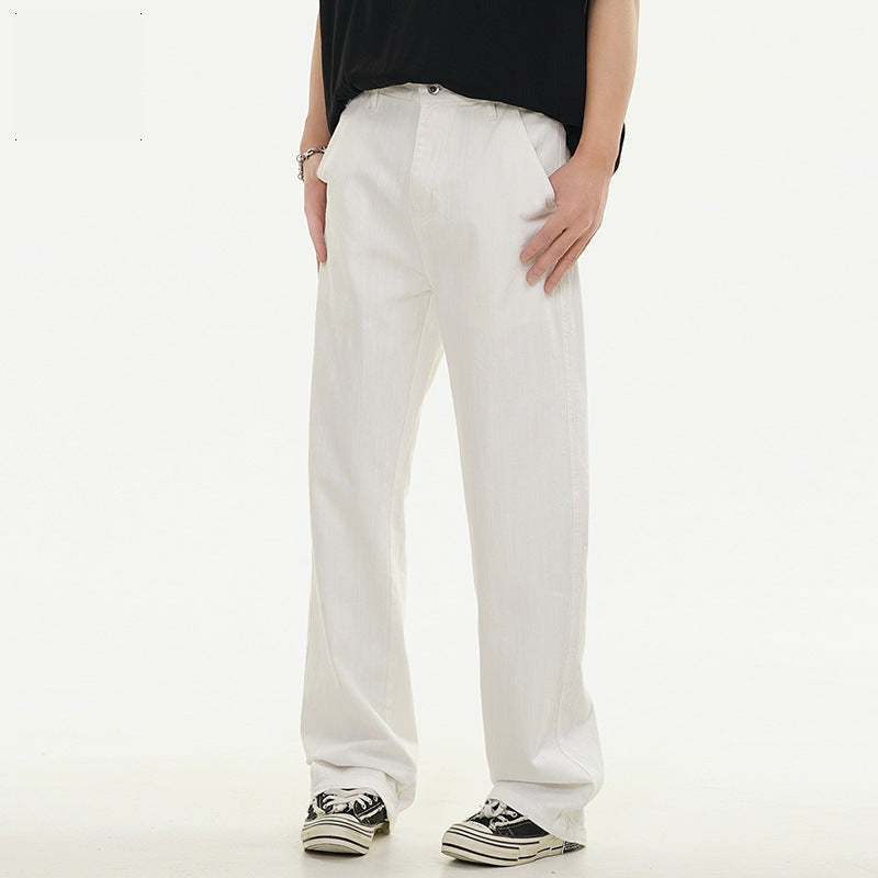 BELNAY Ecru Wide Jean