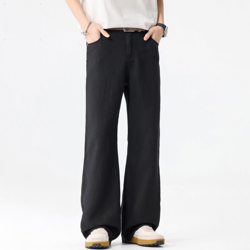 BELNAY Linen Flare Trouser