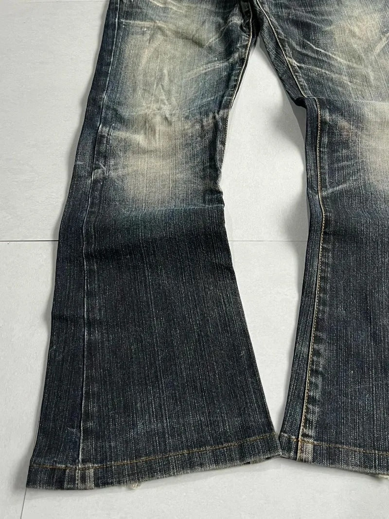 BELNAY Washed Bootcut Jean 4