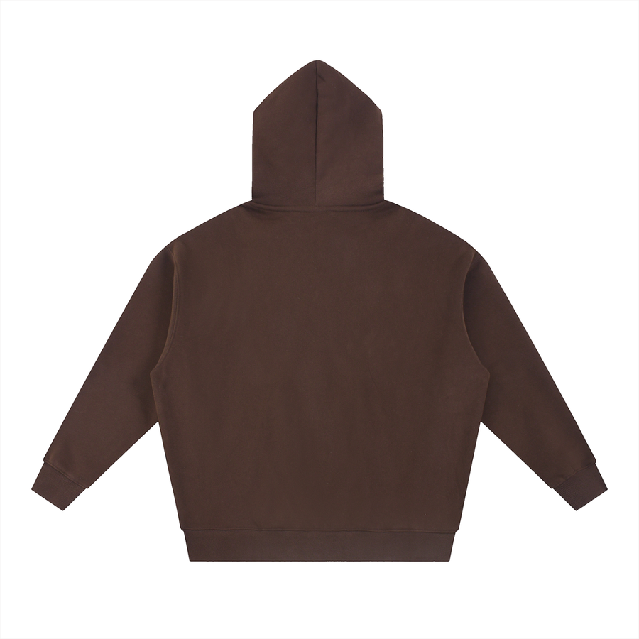 WALK And TALK Oversized Fleece Boxy Hoodie