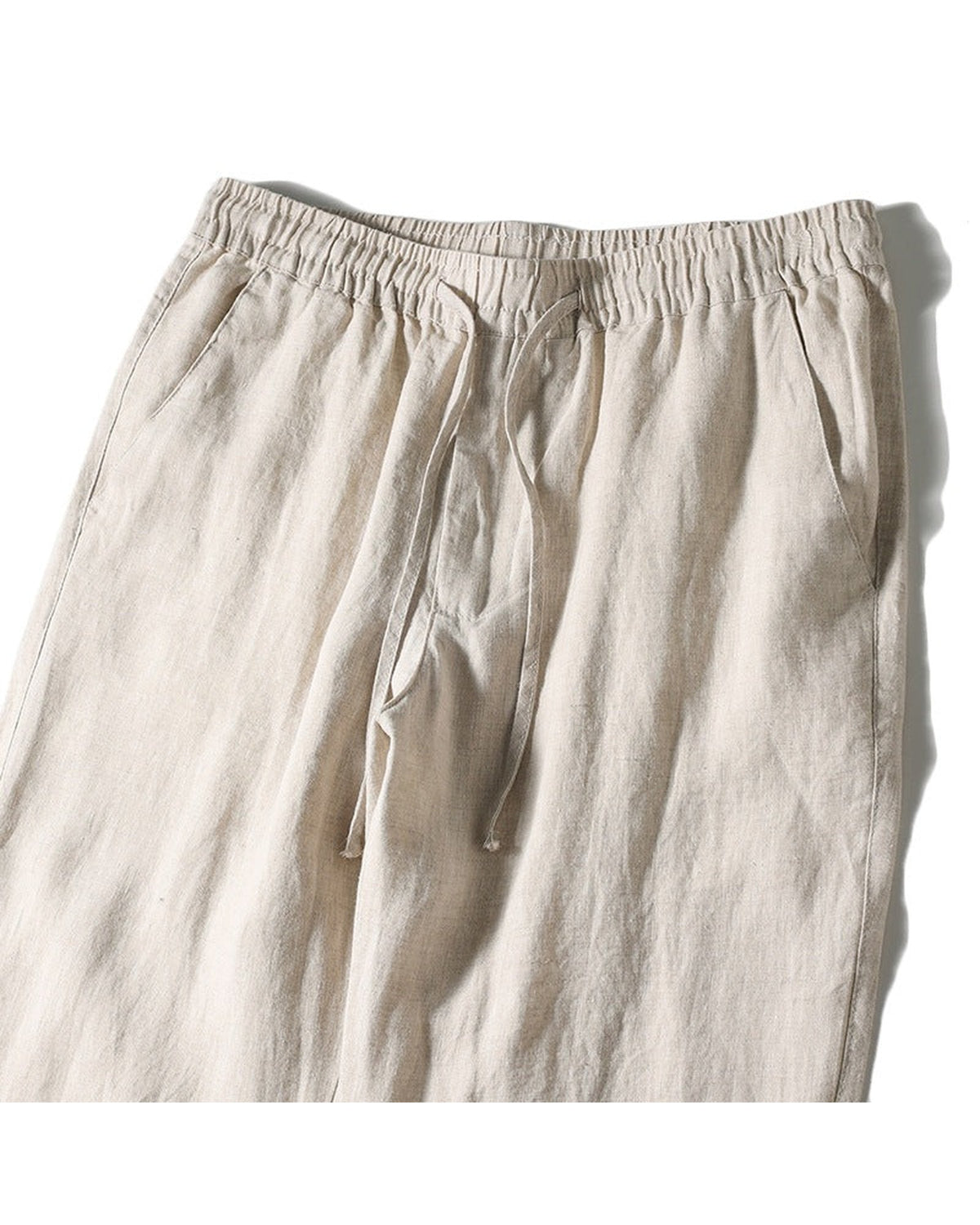 Elastic waist and side pocket