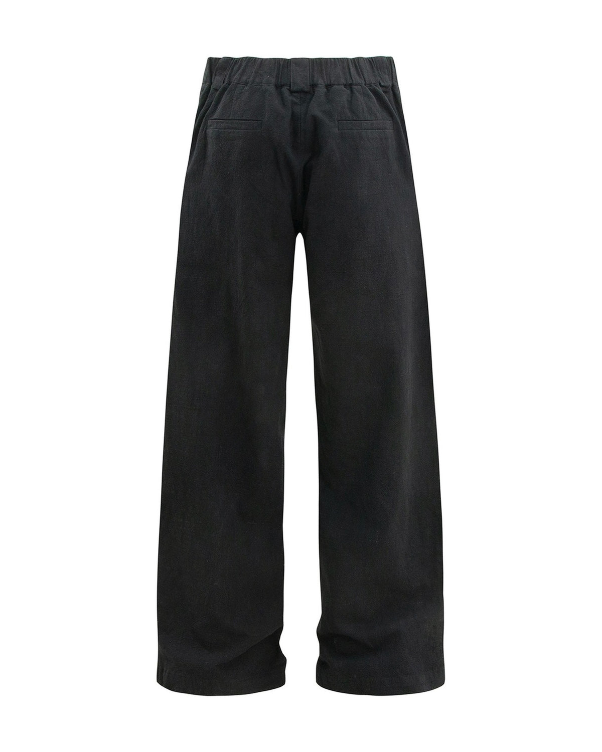 BELNAY Pleated Linen Trouser, back